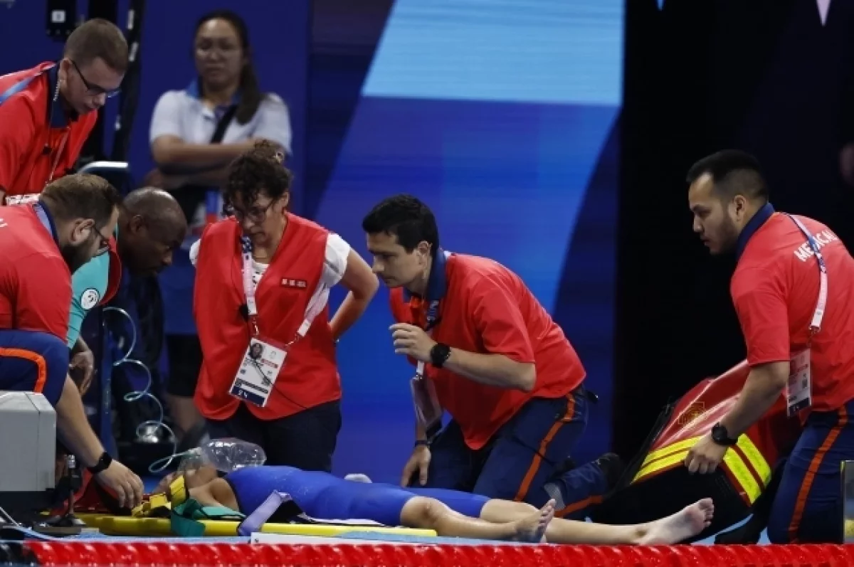 Спортсменка из Словакии потеряла сознание после заплыва на Олимпиаде
