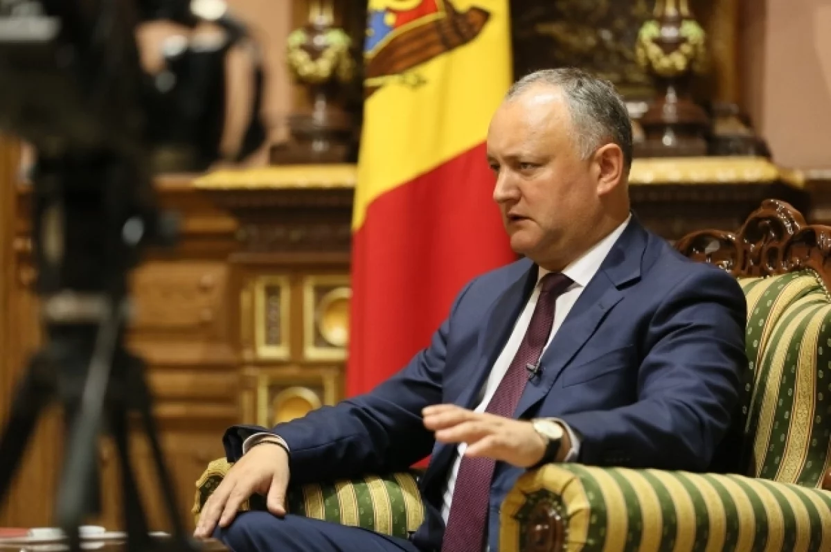 Додон: Молдавия выдумала антироссийский скандал для западных кураторов
