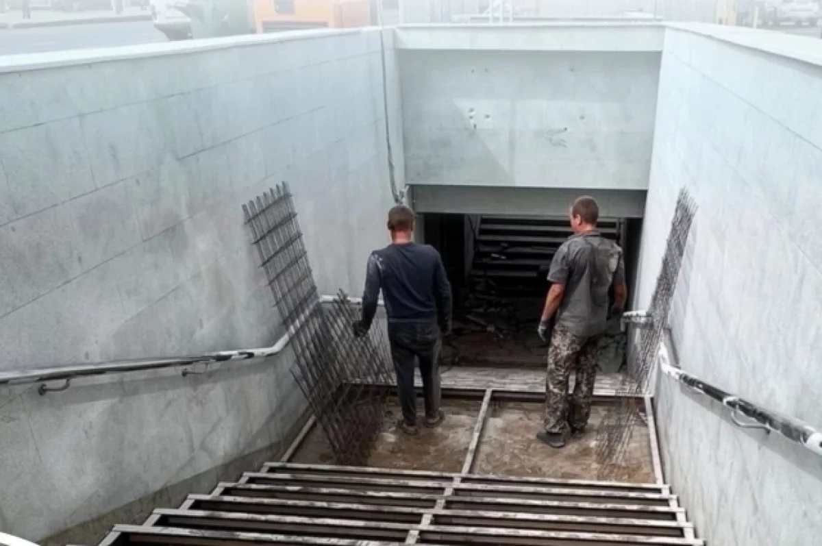 Переход у ЦУма в Кирове пока закрыт