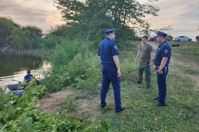 Кадры с места, где было найдено тело.