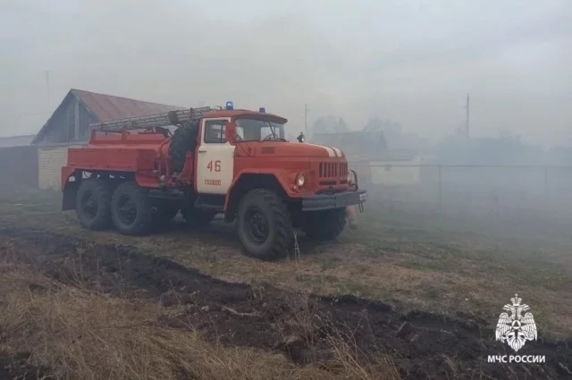 Огонь подходит к населённым пунктам Рязанской области. 