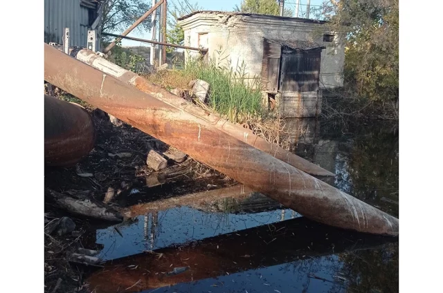 Уровень воды в Гусихе упал.