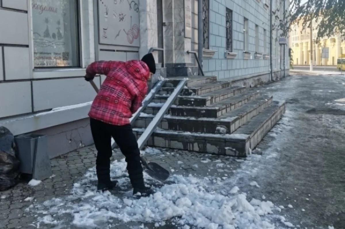 Почти полторы тысячи предприятий вышли на уборку снега в Барнауле