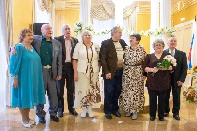 Юбиляры семейной жизни.