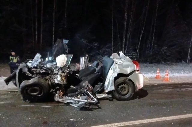 В ДТП погиб водитель легкового автомобиля