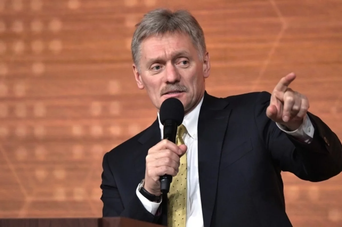Песков назвал поражение энергообъектов Украины ответом на атаку Таганрога