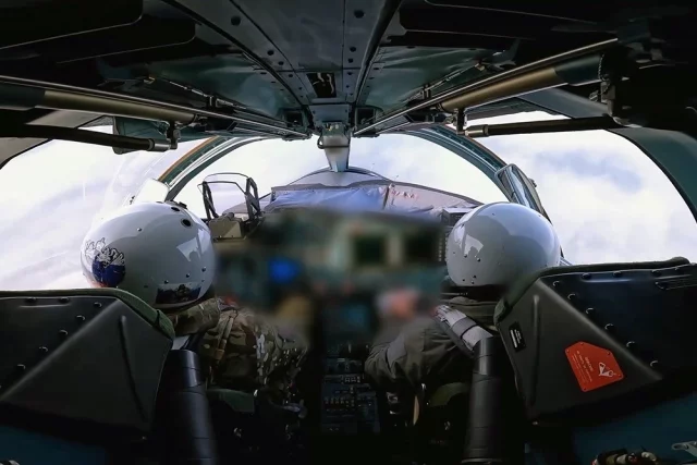 Авиационный удар по боевикам ВСУ в Курской области