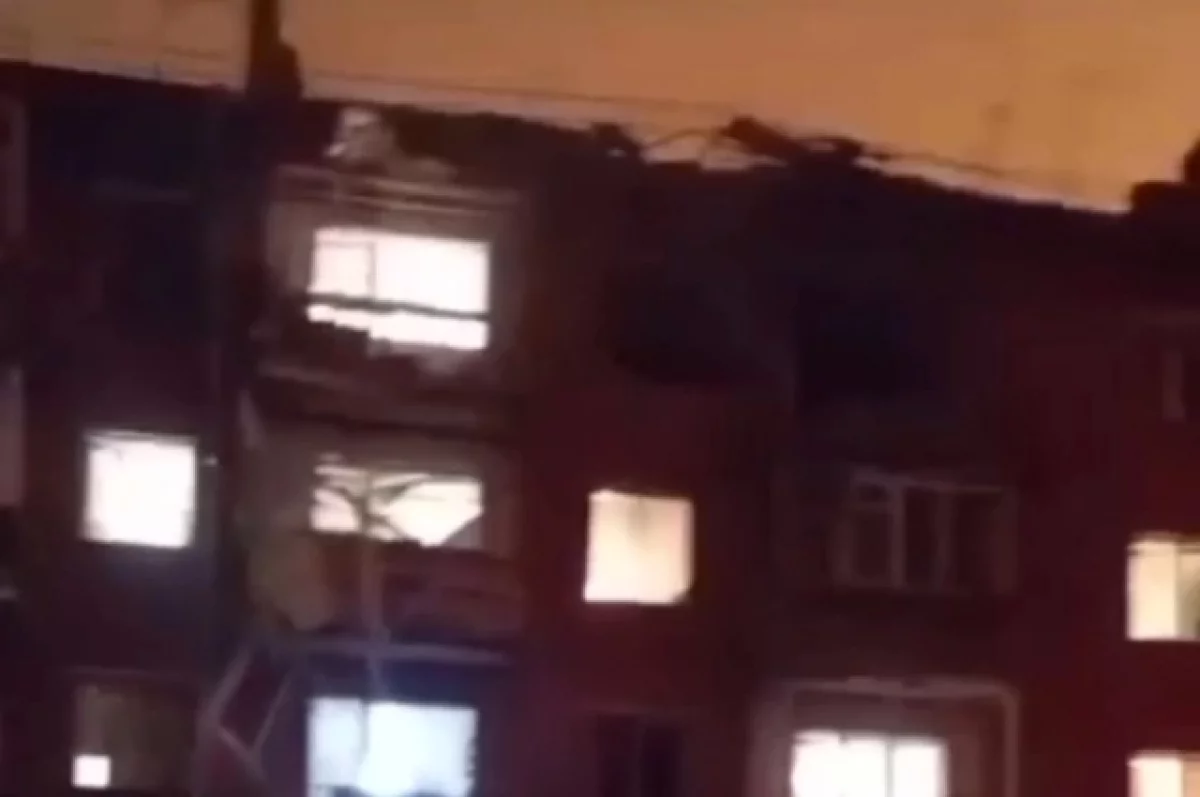 Опубликованы кадры, снятые в момент атаки БПЛА в Котовске