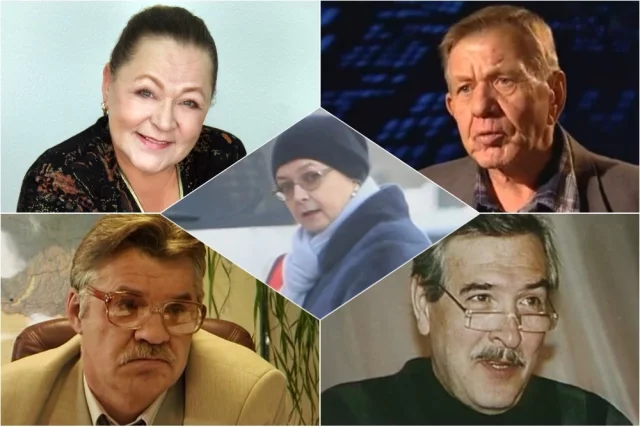 Раиса Рязанова, Борис Сморчков, Александр Фатюшин, Юрий Васильев, ​Наталья Вавилова.