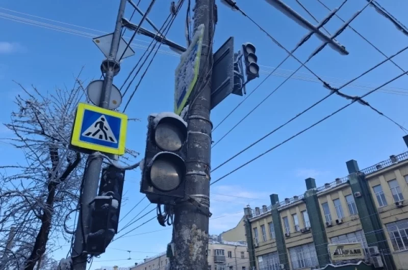 Светофоры в центре города не работают.