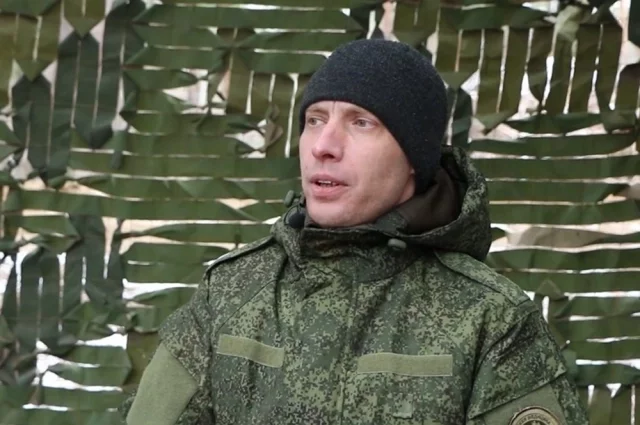 Командир взвода с позывным Тополь.