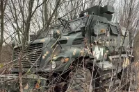 Трофейный бронетранспортёр ВСУ International MaxxPro.