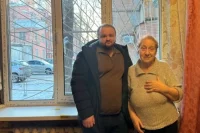 На фото Виталий и Любовь Фёдоровна. 