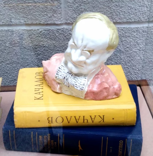 Качалов. Кукрыниксы. Дружеский шарж. 1935 г. 