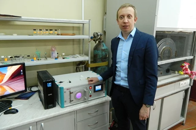 Вот так выглядит лаборатория, где работает Виктор Климов.