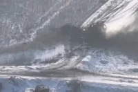 На фото: подбитая техника ВСУ (вид с коптера).