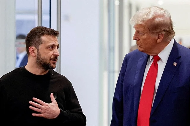 Зеленский и Трамп.