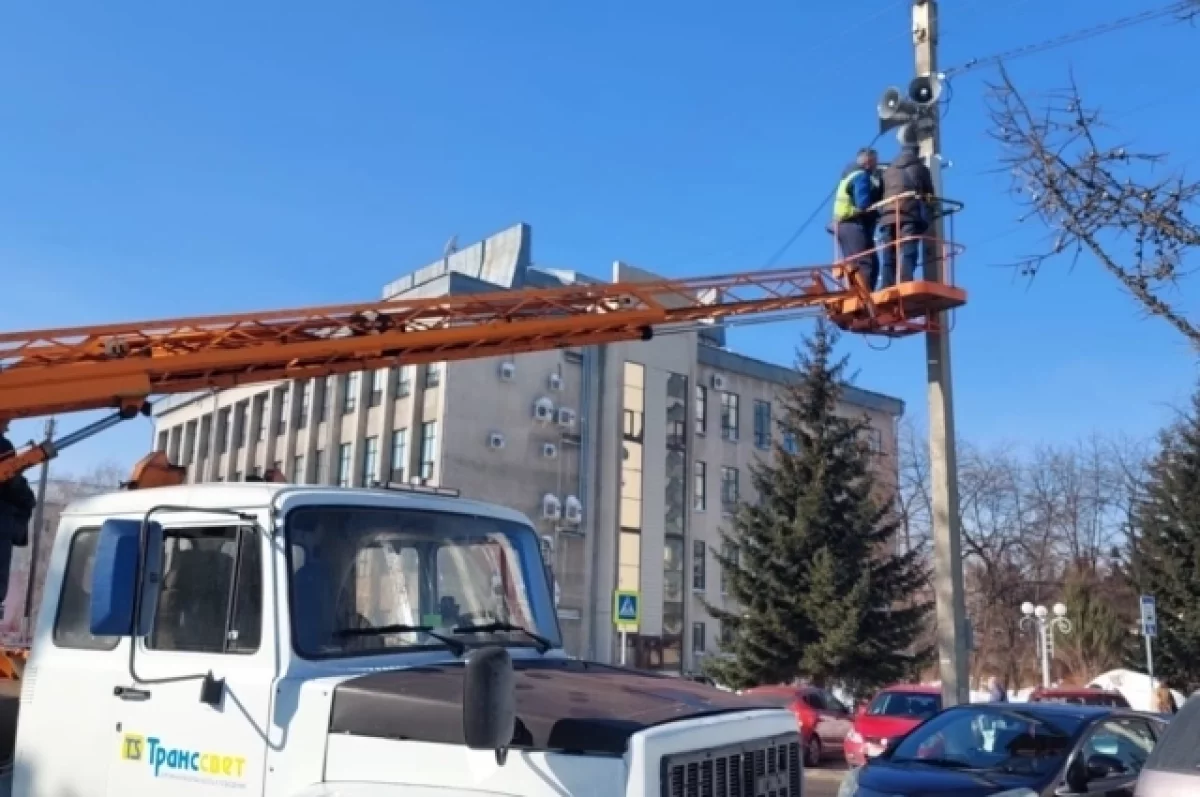 В центре Барнаула установили новые сирены