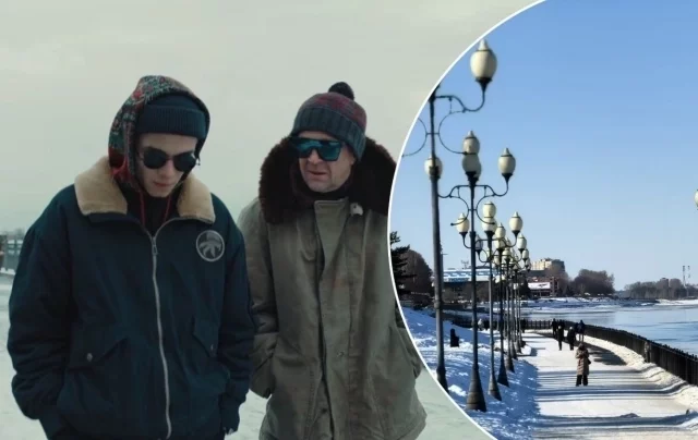Набережная Рыбинска стала популярной локацией сериала.