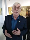 Председатель Творческого союза художников России по РТ Ильгизар Самакаев предложил художникам поразмышлять о Родине..