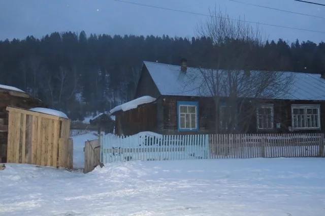 Дом, где убили мать с сыном.