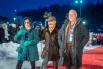 Гости красной дорожки: Леонид Каневский с женой и Леонид Якубович.