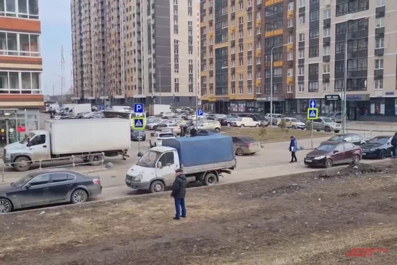 Обстановка у ЖК «Пригород Лесное» в деревне Мисайлово.