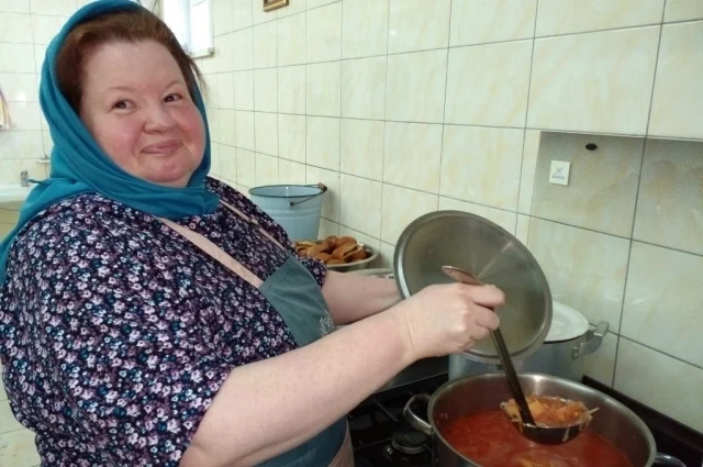 Трудница Елена Костик умеет готовить вкуснейшие постные щи.