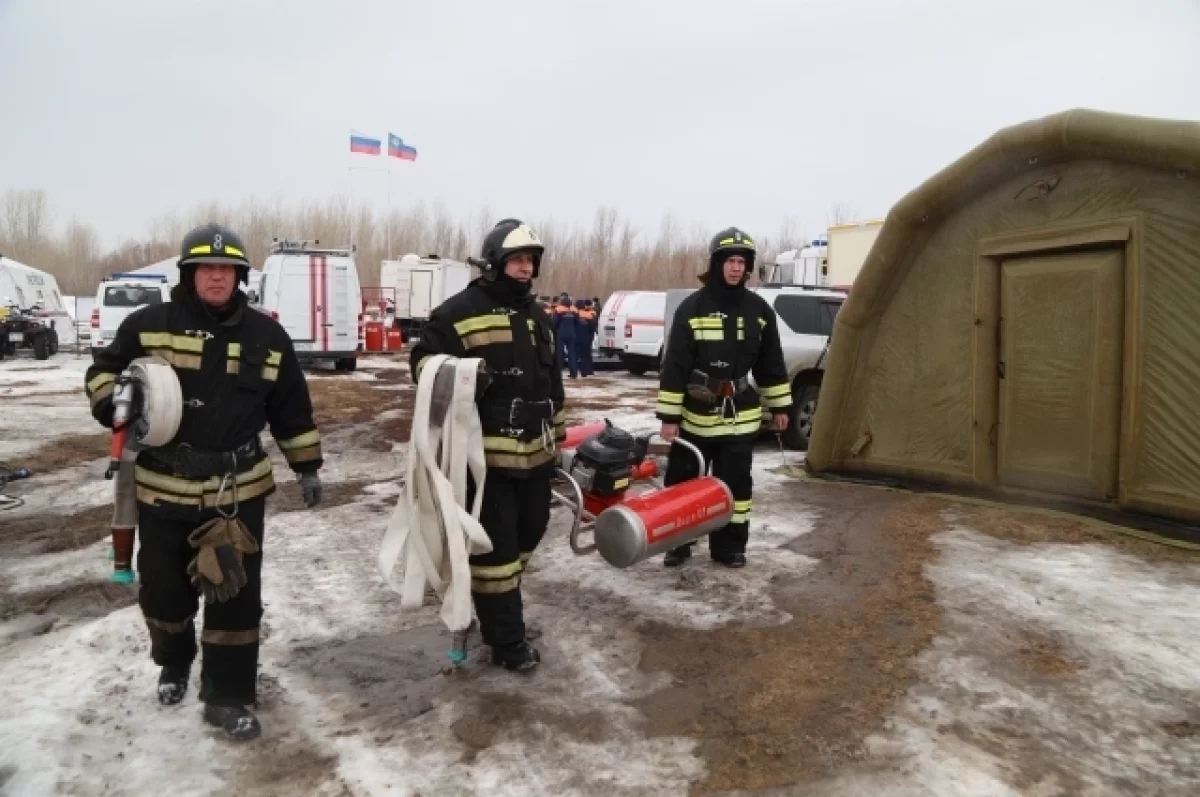 Под Барнаулом прошли противопаводковые учения