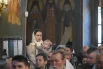 Верующие на церемонии отпевания и погребения духовника патриарха Московского и всея Руси Кирилла схиархимандрита Илия.