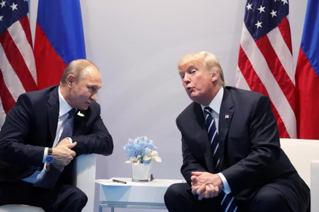 Владимир Путин, Дональд Трамп.
