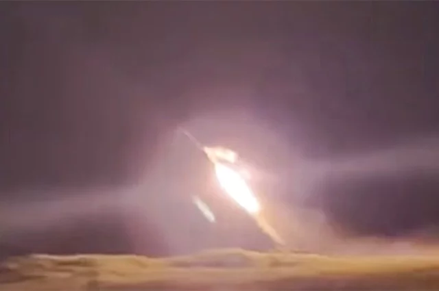 Запуски дронов камикадзе «Герань-2».