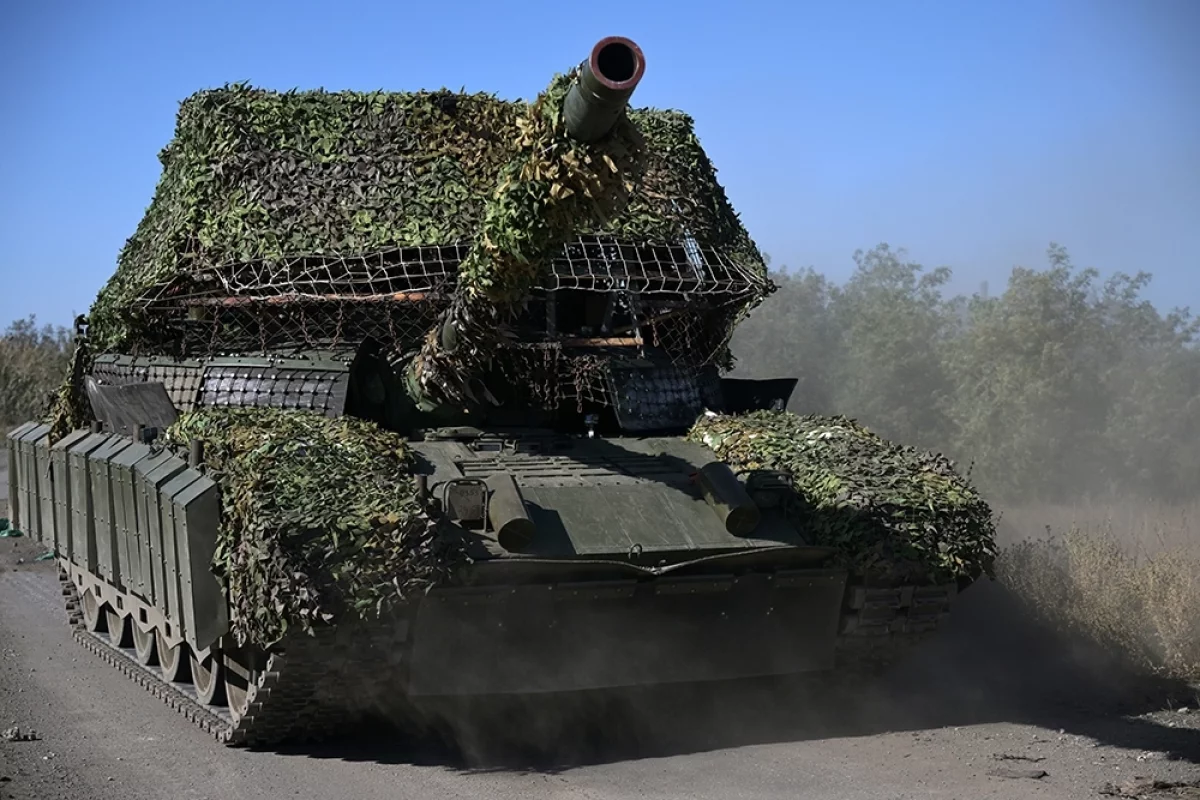Танк Т-80 БВМ Центрального военного округа ВС РФ.