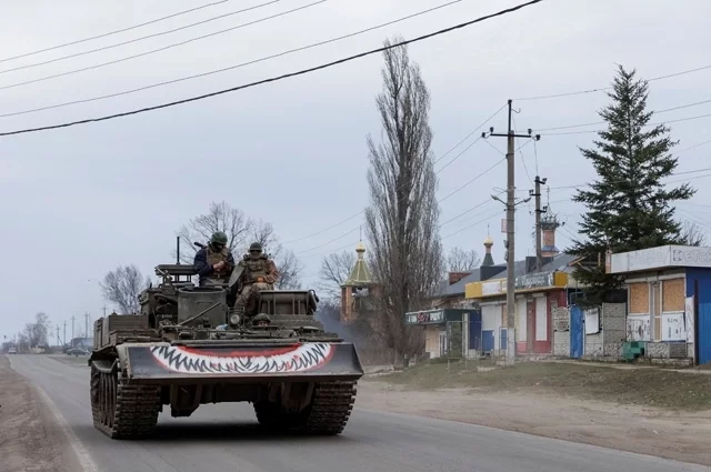 Украинские боевики в Харькове.