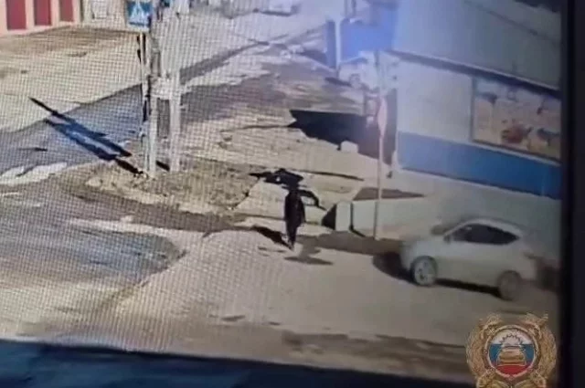 Момент перед ДТП.