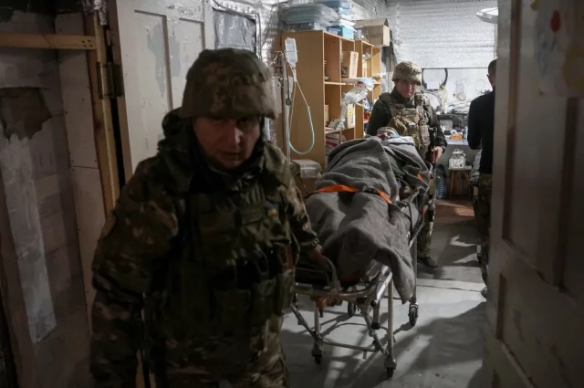 Полевой госпиталь ВСУ.