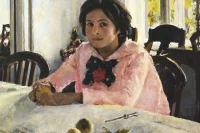 «Девочка с персиками» (1887) - одна из самых известных картин Валентина Серова.
