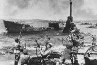 Евгений Халдей. Салют в освобожденном Севастополе. 1944. Цифровой отпечаток. Собрание МАММ.