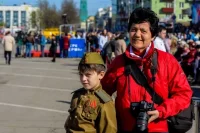 Лейла Туркина с внуком Артёмом