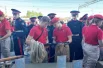 До начала мероприятия кадеты и юнармейцы рассматривали образцы оружия, которое использовалось в годы Великой Отечественной войны для борьбы с фашистами.