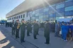 На торжественном мероприятии в честь прибытия поезда «Единство в памяти. Сила в подвиге!» выступал военный оркестр. 