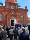 В последний путь военкора провожал военный оркестр