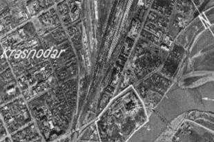 1943.03.21. Аэрофотосъемка Люфтваффе. КРЭС, Горпарк, Мединститут, Дубинка, завод имени Седина.
