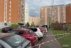 На месте взрыва автомобиля в Балашихе.