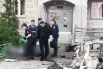 На месте взрыва автомобиля в Балашихе.