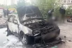 На месте взрыва автомобиля в Балашихе.
