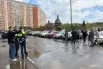 На месте взрыва автомобиля в Балашихе.