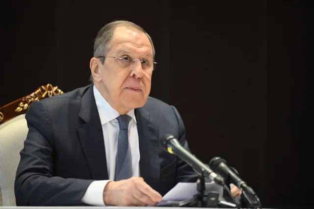 Министр иностранных дел России Сергей Лавров.