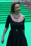 Лариса Удовиченко перед церемонией открытия 31-го Московского Международного кинофестиваля.
