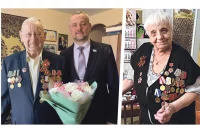 Вадим Радченко с ветеранами Великой Отечественной войны.